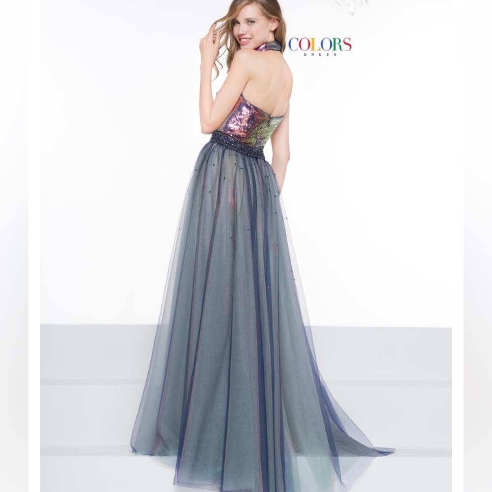 NWT Colors Dress 2048 Conspicuous Mermaid Gown Size 8. - Picture 4 of 4